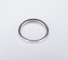 Platinum Diamond Contour Band Ring Anniversary Half Eternity Size 6.25 RG3480