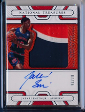 2022-23 Panini National Treasures Collegiate Jabari Smith RPA RC Patch Auto /25
