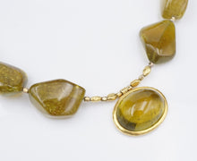 Darlene de Sedle 22k Gold Rare Grossular Garnet Necklace Designer NG1317