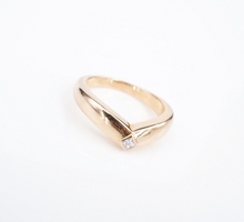 Cartier 18k Diamond Ring Chevron Band Triandre 1992 Size 9.25 Euro 60 RG4250