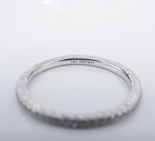 Gabriel & Co. 3/4 Eternity Diamond Band Ring 14k White Gold Sz 7.75 RG4319