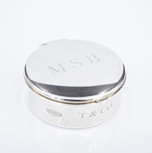 Vintage Tiffany & Co Sterling Silver 1837 Round Compass Engraved 1.7" M1882