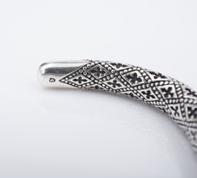 Designer Scott Kay Cross Cuff Bangle Bracelet Sterling Silver 6" 8mm BS2949