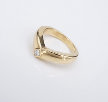 Cartier 18k Diamond Ring Chevron Band Triandre 1992 Sz 5.5 Euro 51 France RG4251