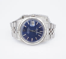 Rolex Datejust Stainless Steel 36mm Blue Dial Jubilee 1601 Automatic Watch W995