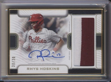 2023 Topps Definitive Rhys Hoskins Gold Framed Patch Relic Auto 30/30