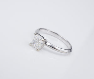 14k 0.9ct Diamond Engagement Ring Sz 5.5 James Allen Solitaire F SI2 GIA RG4104