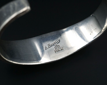 Ernest Benally Sunface Mosaic Inlay Sterling Silver Cuff Bracelet 6" BS2724