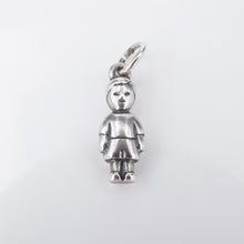 James Avery Boy Charm 3D Sterling Silver 3/4" Retired CHS1893