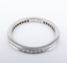 Van Cleef Platinum Diamond Eternity Band Ring Romance Sz 7 54 VCA Box RG4215