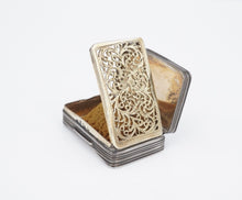 Antique Sterling Silver 18k Vinaigrette Box Georgian Birmingham 1815 M1842