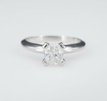 Platinum Solitaire 2/3 carat Cushion Cut Diamond Engagement Ring Size 6.5 RG2818