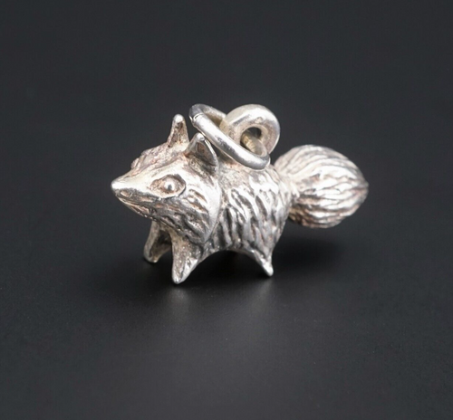 James Avery Wild Fox Charm 3D Sterling Silver 7/8