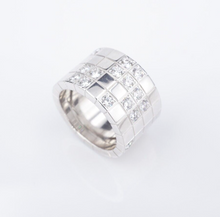 Cartier Diamond Lanieres Ring 18k White Gold Size 5 Euro 49 RG4235