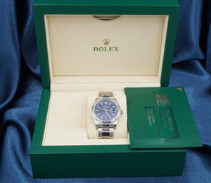 Rolex Datejust Oyster SS 36mm 7.25" 126200 2020 Box Papers New in Box W998