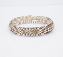 Tiffany & Co Somerset Mesh Bracelet 7.5" Sterling Silver Large BS2940