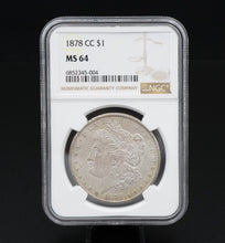 1878-CC Morgan $1 Dollar Silver Dollar Coin NGC MS64 Carson City CN573