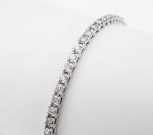 Diamond Tennis Bracelet 14k White Gold 3 ctw Natural 7.25" In Line Classic BG993
