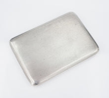 British Cigarette Case Sterling Silver 1936 Mappin & Webb Intact Elastic M1839