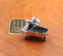 James Avery 3-D Grand Piano Charm Sterling Silver Music 3/4" Uncut CHS1845