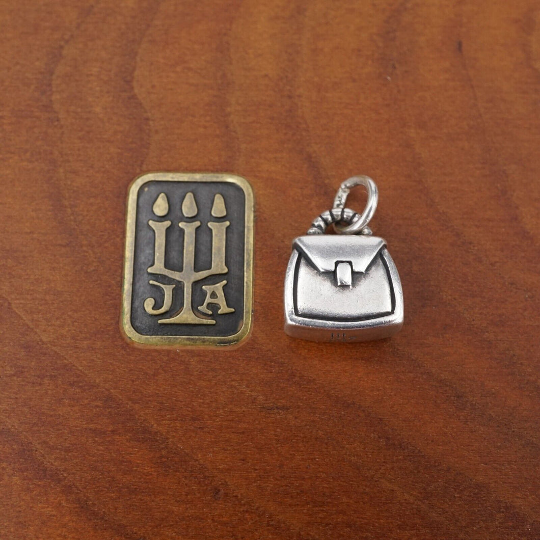 James Avery 3D Purse Charm Sterling Silver 5/8