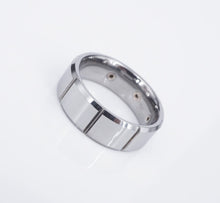 Tungsten Carbide Sterling Silver Diamond Wedding Band Ring Size 11 8mm RS3567