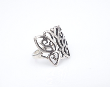 James Avery Chased Open Butterfly Ring Sterling Silver Sz 5.5 Retired RS3478