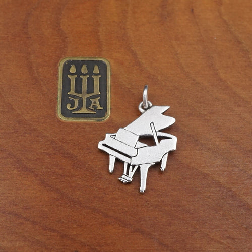 James Avery Flat Grand Piano Charm Sterling Silver Music 7/8
