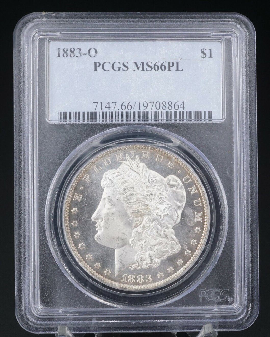 1883O Morgan $1 Dollar Silver Dollar Coin PCGS MS66PL Proof Like CO855