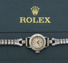 Rolex Cocktail 18k White Gold Watch 50s Model 8792 15mm W1002