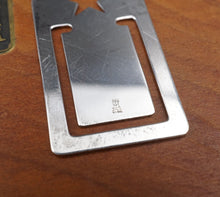 James Avery Texas Star Alamo Bookmark Sterling Silver Retired Rare M1801