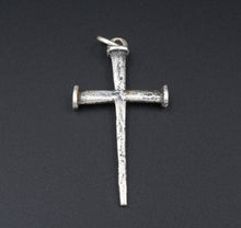 James Avery Nail Cross Sterling Silver Pendant Passion of Christ 1 3/4" PS2068