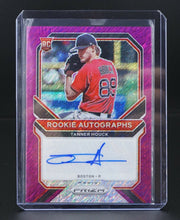 2021 Panini Prizm Baseball Tanner Houck Rc Auto SSP Purple Shimmer #d/3 Red Sox