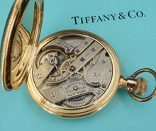 1920s Solid 18k Yellow Gold Tiffany & Co Pocket Watch New York Winds & Runs W817