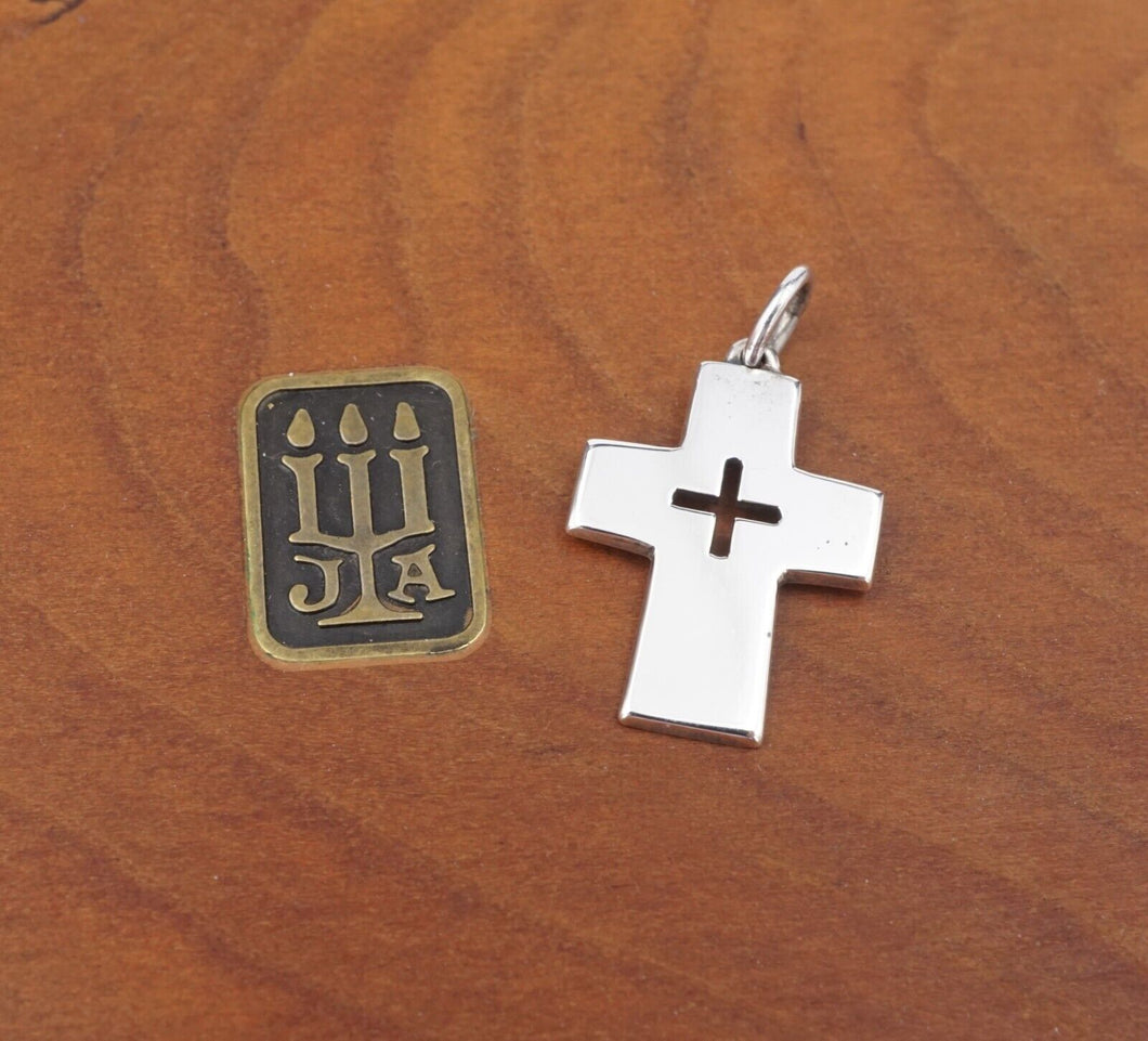 James Avery Cutout Mission Cross Pendant Sterling Silver 1
