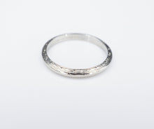 Antique Blue Bonnet 18k White Gold Wedding Band Ring Size 6.5 Slim 2.3 mm RG3483