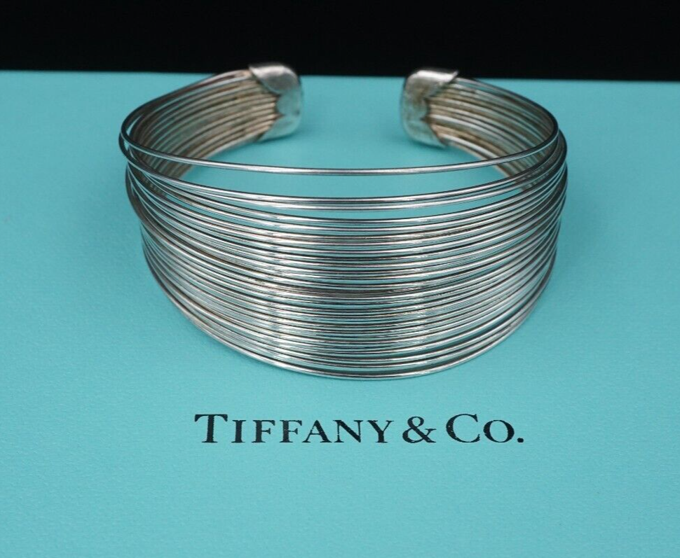 Tiffany & Co Multi-Wire Cuff Bracelet Sterling Silver 7