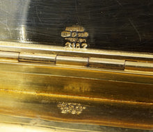 Antique Sterling Silver Enamel Snuff Box Austrian 935 Trinket 3" M1947