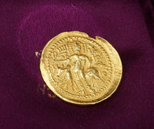 Authentic Kushan Empire Vasudeva I Gold Dinar Gold Coin Indo Greek CN584