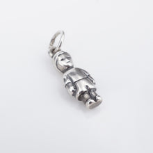 James Avery Boy Charm 3D Sterling Silver 3/4" Retired CHS1893