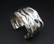 Designer Annelise Michelson Small Draped Cuff Bracelet Silver 6" BS2897