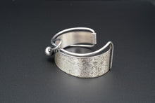 Sterling Silver Otto Robert Bade ORB Cuff Bracelet Modern Wavy 6.75" 20 BS2667