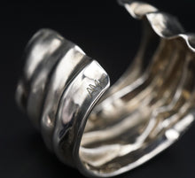 Designer Annelise Michelson Small Draped Cuff Bracelet Silver 6" BS2897
