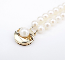 Classic JKa 14K Yellow Gold Double Strand Pearl Bracelet 7" 5.5mm J. Kohle BG853