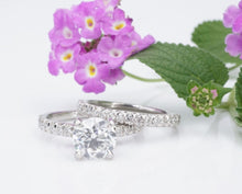 Platinum Diamond Bridal Set Engagement Ring 1.5 ct GIA E VS1 Size 5.5 RG4320