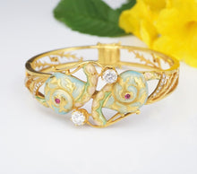 Masriera Enamel Diamond Bracelet Snail 18k Gold 6.25 BG720