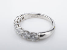 Tiffany Diamond Forever Band Ring Platinum 3.5 mm Size 5.5 0.91 ct RG4170