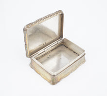 Antique Sterling Silver Pill Box British London 1802 George III Trinket M1833