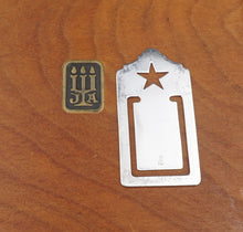 James Avery Texas Star Alamo Bookmark Sterling Silver Retired Rare M1801