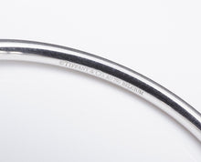 Tiffany & Co Pave Diamond Sapphire Metro Hinged Bangle Bracelet 18k 6.5" BG912